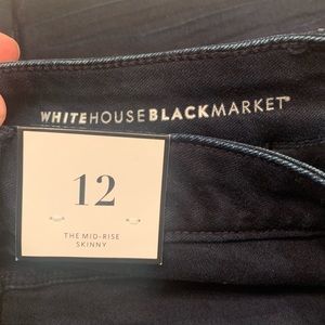 WHBM Mid-rise skinny Jeans